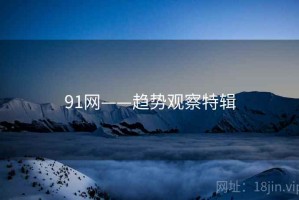 91网——趋势观察特辑