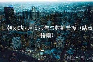 日韩网站 - 月度报告与数据看板（站点指南）