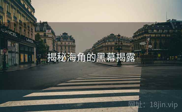 揭秘海角的黑幕揭露