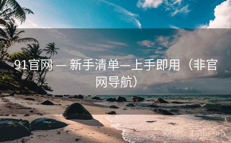 91官网 — 新手清单—上手即用（非官网导航）
